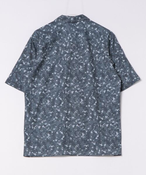 renoma HOMME（レノマオム）の「【ストレッチ 開襟】レノマ オム デジタルプリント オープンカラー半袖シャツ（シャツ/ブラウス・メンズ・ブラック/ホワイト/ネイビー・MEDIUM/X-LARGE/LARGE）」の4枚目の写真
