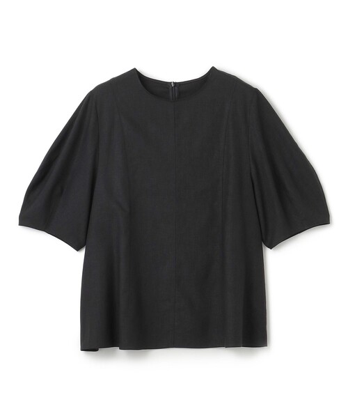 UNFILO(アンフィーロ)の「リネンレーヨン フォルムブラウス(シャツ/ブラウス・レディース・グリーン系/ブラック系/ホワイト系/グレー系・SMALL/MEDIUM)」の17枚目の写真