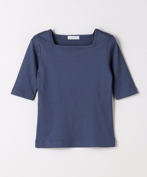 green label relaxing(グリーンレーベルリラクシング)の「ブライトリブ スクエア ネック プルオーバー カットソー(Tシャツ/カットソー・レディース・ナチュラル/ブラック/コバルトブルー・FREE)」の16枚目の写真