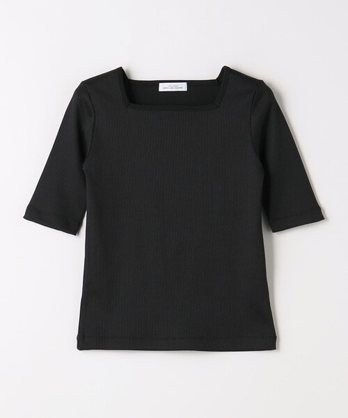 green label relaxing(グリーンレーベルリラクシング)の「ブライトリブ スクエア ネック プルオーバー カットソー(Tシャツ/カットソー・レディース・ナチュラル/ブラック/コバルトブルー・FREE)」の21枚目の写真