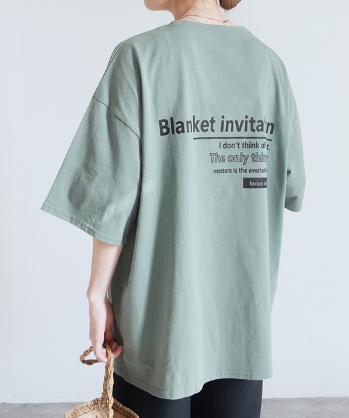 reca（レカ）の「バックロゴプリントＴシャツ（Tシャツ/カットソー・レディース・ブラック/ピンク系その他/オフホワイト/グリーン系その他・FREE）」の18枚目の写真