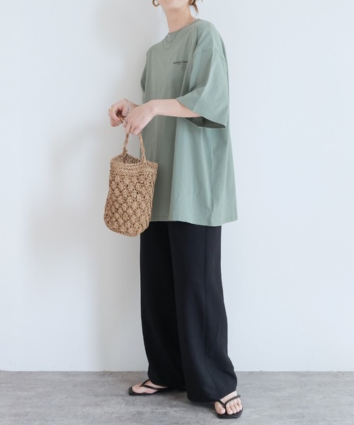 reca（レカ）の「バックロゴプリントＴシャツ（Tシャツ/カットソー・レディース・ブラック/ピンク系その他/オフホワイト/グリーン系その他・FREE）」の19枚目の写真