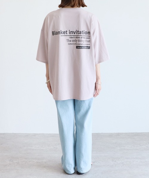 reca（レカ）の「バックロゴプリントＴシャツ（Tシャツ/カットソー・レディース・ブラック/ピンク系その他/オフホワイト/グリーン系その他・FREE）」の13枚目の写真