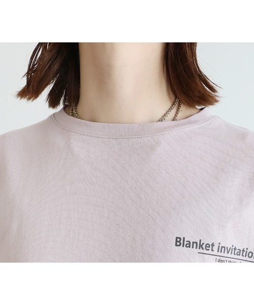 reca（レカ）の「バックロゴプリントＴシャツ（Tシャツ/カットソー・レディース・ブラック/ピンク系その他/オフホワイト/グリーン系その他・FREE）」の6枚目の写真