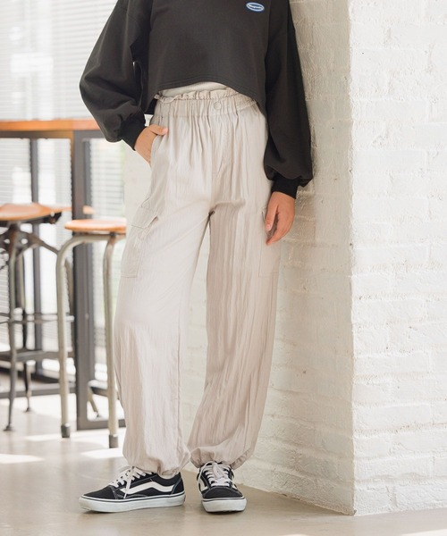 GLOBAL WORK（グローバルワーク）の「DRYドロストカーゴパンツ/125083（カーゴパンツ・キッズ・グレー/ミント/ピンク/ブラック/サックスブルー/ブラック系その他・120cm/130cm/140cm/150cm/160cm）」の13枚目の写真