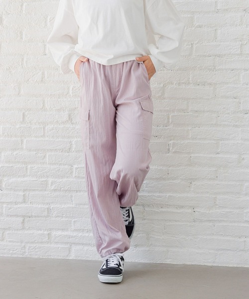 GLOBAL WORK（グローバルワーク）の「DRYドロストカーゴパンツ/125083（カーゴパンツ・キッズ・グレー/ミント/ピンク/ブラック/サックスブルー/ブラック系その他・120cm/130cm/140cm/150cm/160cm）」の19枚目の写真