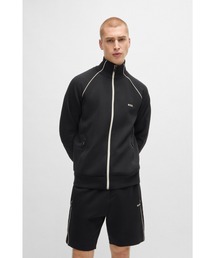 BOSS（ボス）の「ロゴ＆パイピング ストレッチコットン ジップアップ スウェットシャツ（スウェット）」