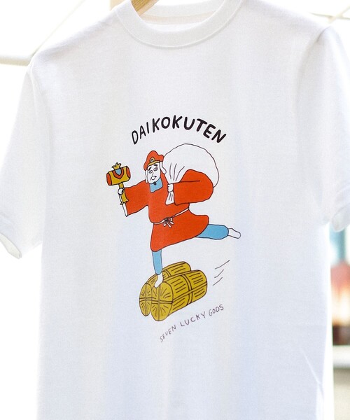 UNISEX〉別注 七福神 Tシャツ（Tシャツ/カットソー）｜BEAMS JAPAN