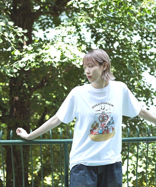 BEAMS JAPAN（ビームス　ジャパン）の「〈UNISEX〉別注 七福神 Tシャツ（Tシャツ/カットソー・メンズ・その他2/その他1/その他・LARGE/X-LARGE/MEDIUM/SMALL）」の5枚目の写真