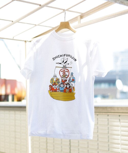 UNISEX〉別注 七福神 Tシャツ（Tシャツ/カットソー）｜BEAMS JAPAN