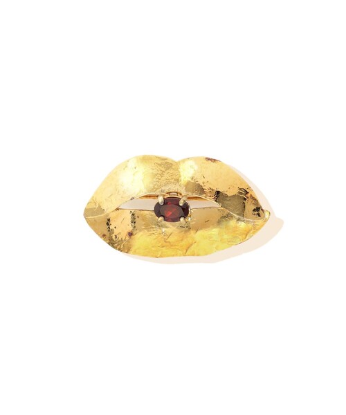 WOUTERS & HENDRIX(ウッターズアンドヘンドリックス)の「WOUTERS&HENDRIX LIPS PIN ブローチ(ブローチ/コサージュ・レディース・ゴールド系その他・FREE)」の1枚目の写真