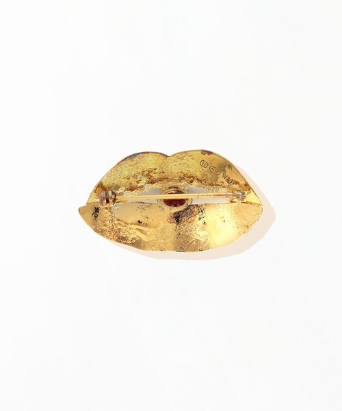 WOUTERS & HENDRIX(ウッターズアンドヘンドリックス)の「WOUTERS&HENDRIX LIPS PIN ブローチ(ブローチ/コサージュ・レディース・ゴールド系その他・FREE)」の3枚目の写真