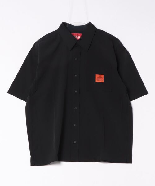 ANTIBAL（アンティバル）の「【ANTIBAL】ナイロン ビッグシルエット シャツ（シャツ/ブラウス・メンズ・ブラック/カーキ・2/3）」の2枚目の写真