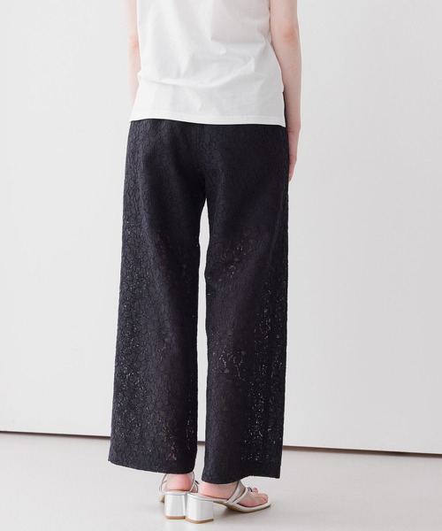Andemiu(アンデミュウ)の「レースイージーパンツ128089(その他パンツ・レディース・ホワイト/ブラック・SMALL/MEDIUM)」の13枚目の写真