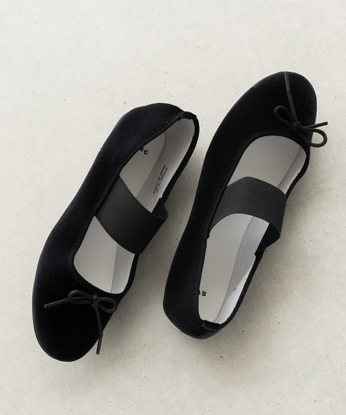 SVEC(シュベック)の「ゴア カンフーシューズ kung fu Shoes / リボン パンプス(バレエシューズ・レディース・シルバー/ブラック系その他/ブラック/チョコ・35/36/37/38/39/40)」の2枚目の写真