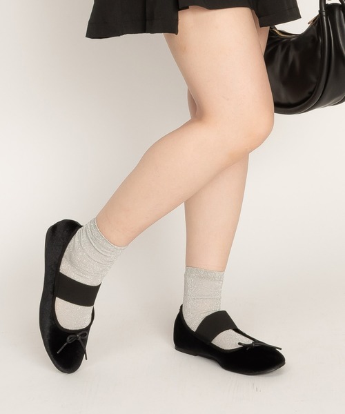 SVEC(シュベック)の「ゴア カンフーシューズ kung fu Shoes / リボン パンプス(バレエシューズ・レディース・シルバー/ブラック系その他/ブラック/チョコ・35/36/37/38/39/40)」の11枚目の写真