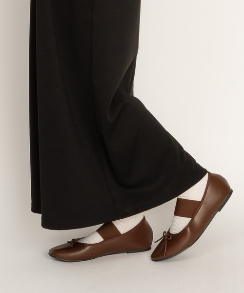 SVEC(シュベック)の「ゴア カンフーシューズ kung fu Shoes / リボン パンプス(バレエシューズ・レディース・シルバー/ブラック系その他/ブラック/チョコ・35/36/37/38/39/40)」の16枚目の写真