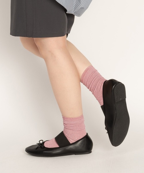 SVEC(シュベック)の「ゴア カンフーシューズ kung fu Shoes / リボン パンプス(バレエシューズ・レディース・シルバー/ブラック系その他/ブラック/チョコ・35/36/37/38/39/40)」の5枚目の写真