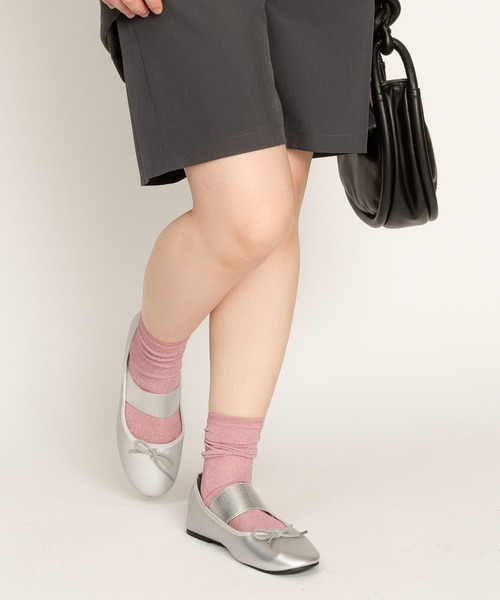 SVEC(シュベック)の「ゴア カンフーシューズ kung fu Shoes / リボン パンプス(バレエシューズ・レディース・シルバー/ブラック系その他/ブラック/チョコ・35/36/37/38/39/40)」の21枚目の写真