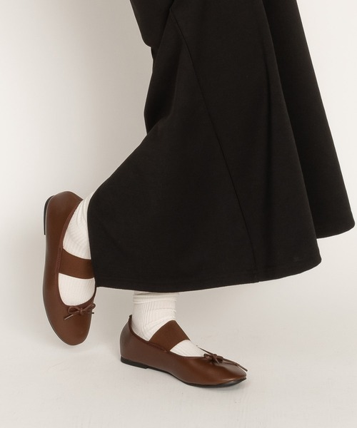 SVEC(シュベック)の「ゴア カンフーシューズ kung fu Shoes / リボン パンプス(バレエシューズ・レディース・シルバー/ブラック系その他/ブラック/チョコ・35/36/37/38/39/40)」の15枚目の写真