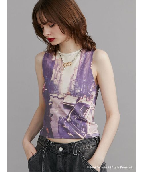 jouetie（ジュエティ）の「【JANIS】photo print sleeveless top【コラボ】（タンクトップ・レディース・その他1/その他2・MEDIUM）」の10枚目の写真