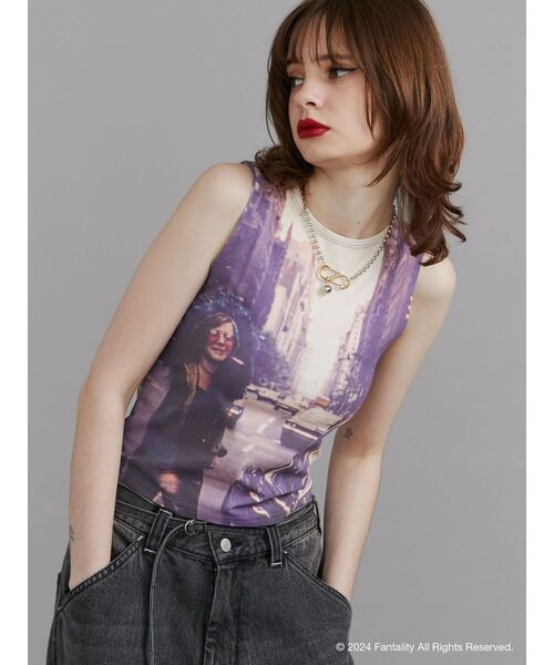 jouetie（ジュエティ）の「【JANIS】photo print sleeveless top【コラボ】（タンクトップ・レディース・その他1/その他2・MEDIUM）」の8枚目の写真