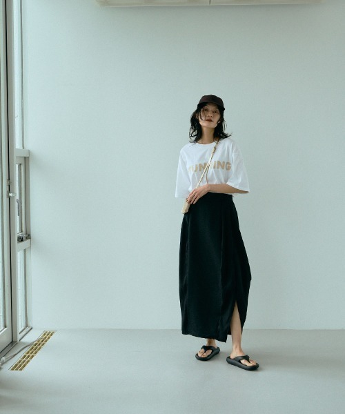 marjour（マージュール）の「STUNNING TEE（Tシャツ/カットソー・レディース・ブラック/ベージュ・フリー）」の21枚目の写真