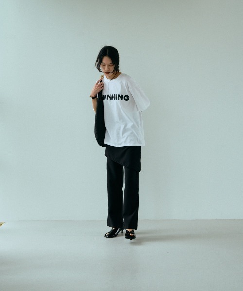 marjour（マージュール）の「STUNNING TEE（Tシャツ/カットソー・レディース・ブラック/ベージュ・フリー）」の19枚目の写真