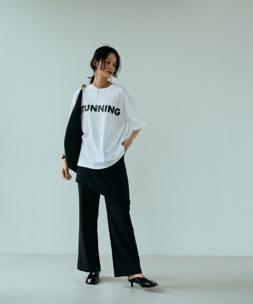 marjour（マージュール）の「STUNNING TEE（Tシャツ/カットソー・レディース・ブラック/ベージュ・フリー）」の14枚目の写真