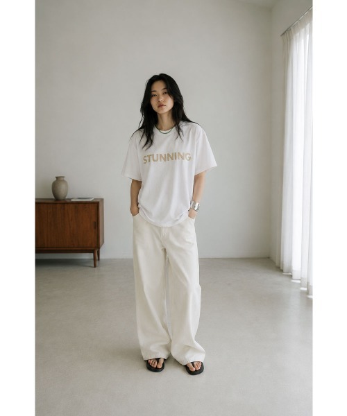 marjour(マージュール)の「STUNNING TEE(Tシャツ/カットソー・レディース・ブラック/ベージュ・フリー)」の14枚目の写真
