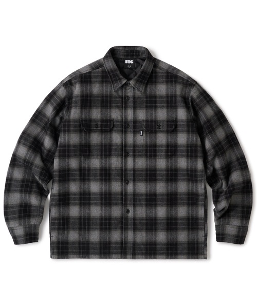 FTC（エフティーシー）の「QUILTED LINED PLAID NEL SHIRT（シャツ/ブラウス・メンズ・ゴールド/ブラック/グリーン・MEDIUM/LARGE/SMALL/X-LARGE）」の2枚目の写真