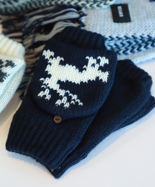 BEAMS(ビームス)の「ホリデー グローブ(手袋・メンズ・グレー/オフホワイト/ネイビー・ONE SIZE)」の3枚目の写真