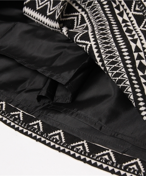 WEGO（ウィゴー）の「WEGO/ネイティブボックススカート（スカート・レディース・ワイン/ブラック・FREE）」の11枚目の写真