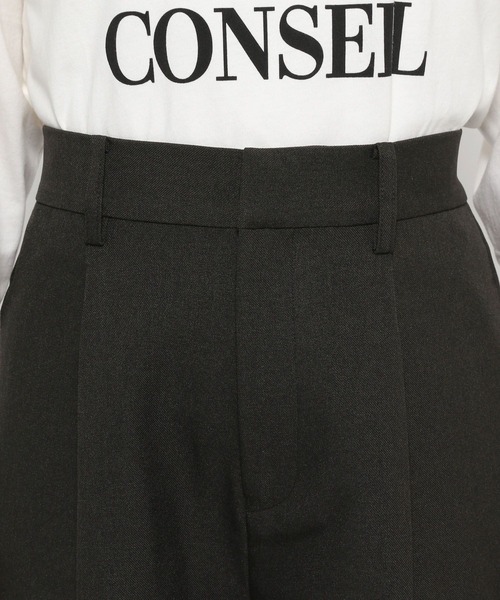 LOWRYS FARM(ローリーズファーム)の「ウールライクショートパンツ 133391(その他パンツ・レディース・チャコールグレー/アイボリー/ブラック・FREE)」の6枚目の写真