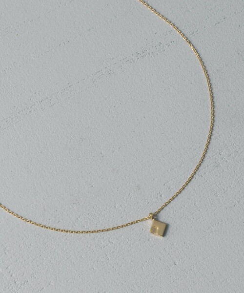 Minimum Square Necklace（ネックレス）｜and cloud（アンド