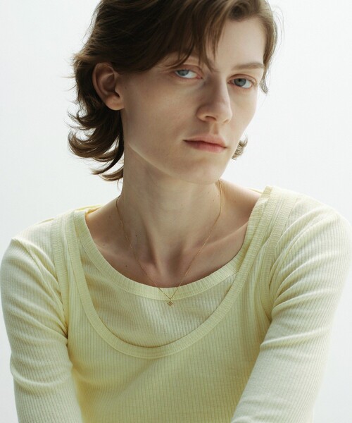 and cloud(アンドクラウド)の「Minimum Square Necklace(ネックレス・レディース・イエローゴールド/シルバー/ブラック・FREE)」の9枚目の写真