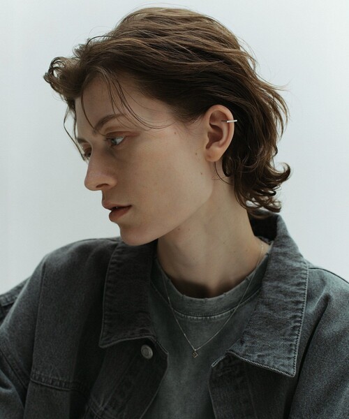 and cloud(アンドクラウド)の「Minimum Square Necklace(ネックレス・レディース・イエローゴールド/シルバー/ブラック・FREE)」の11枚目の写真