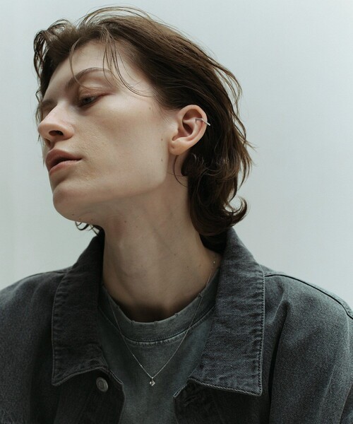 and cloud(アンドクラウド)の「Minimum Square Necklace(ネックレス・レディース・イエローゴールド/シルバー/ブラック・FREE)」の12枚目の写真