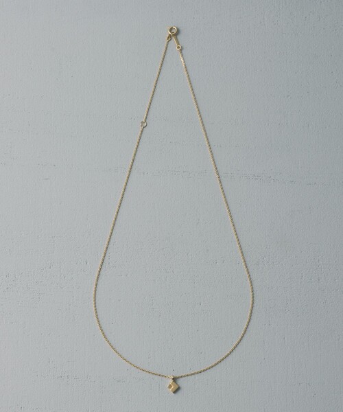 and cloud(アンドクラウド)の「Minimum Square Necklace(ネックレス・レディース・イエローゴールド/シルバー/ブラック・FREE)」の17枚目の写真