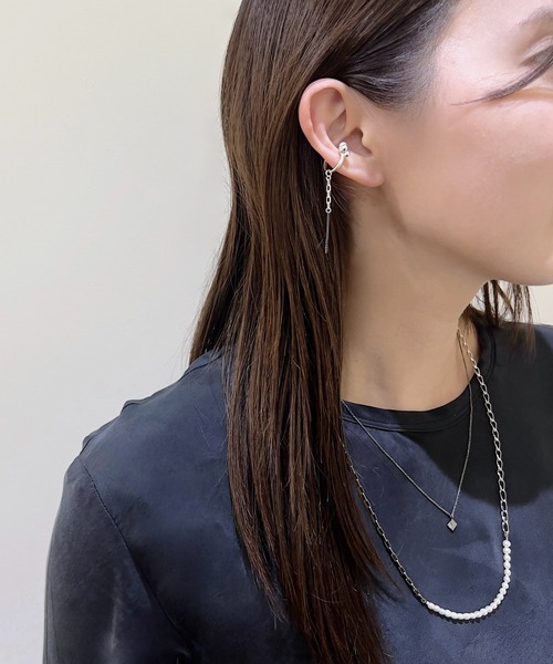 and cloud(アンドクラウド)の「Minimum Square Necklace(ネックレス・レディース・イエローゴールド/シルバー/ブラック・FREE)」の18枚目の写真
