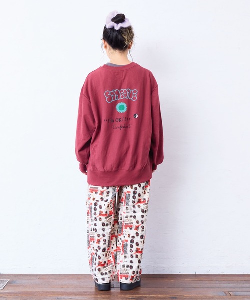 A BOND（アボンド）の「タックイージーパンツ/おとな（その他パンツ・レディース・イエロー/レッド/オフホワイト/パープル/ライトブルー・160cm/170cm）」の17枚目の写真