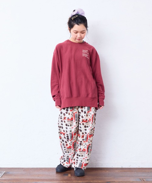 A BOND（アボンド）の「タックイージーパンツ/おとな（その他パンツ・レディース・イエロー/レッド/オフホワイト/パープル/ライトブルー・160cm/170cm）」の19枚目の写真