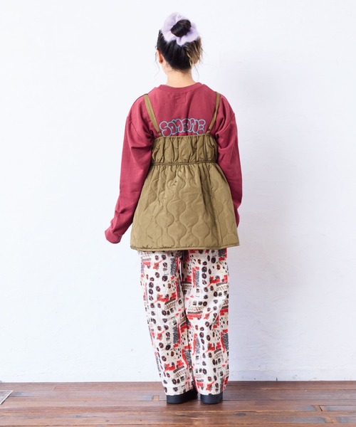 A BOND（アボンド）の「タックイージーパンツ/おとな（その他パンツ・レディース・イエロー/レッド/オフホワイト/パープル/ライトブルー・160cm/170cm）」の20枚目の写真