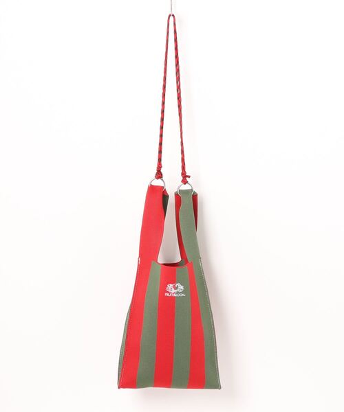 FRUIT OF THE LOOM（フルーツオブザルーム）の「FRUIT OF THE LOOM / FTL STRIPED MINI SHOULDER BAG / 80677600（ショルダーバッグ・レディース・サックスブルー/グリーン/レッド/ラベンダー/ネイビー・ONESIZE）」の15枚目の写真
