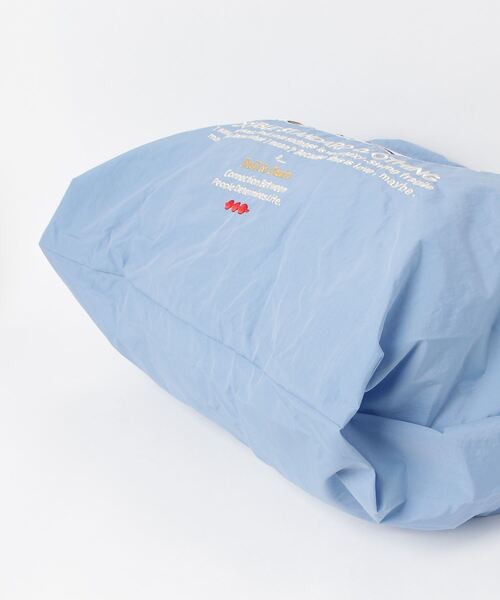 DOUBLE STANDARD CLOTHING（ダブルスタンダードクロージング）の「Ball&Chain / D logo bear ショッピングバッグ（WEB限定）（エコバッグ/サブバッグ・レディース・ブラック/サックスブルー・FREE）」の12枚目の写真