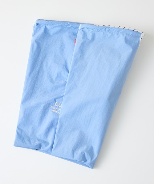 DOUBLE STANDARD CLOTHING（ダブルスタンダードクロージング）の「Ball&Chain / D logo bear ショッピングバッグ（WEB限定）（エコバッグ/サブバッグ・レディース・ブラック/サックスブルー・FREE）」の6枚目の写真