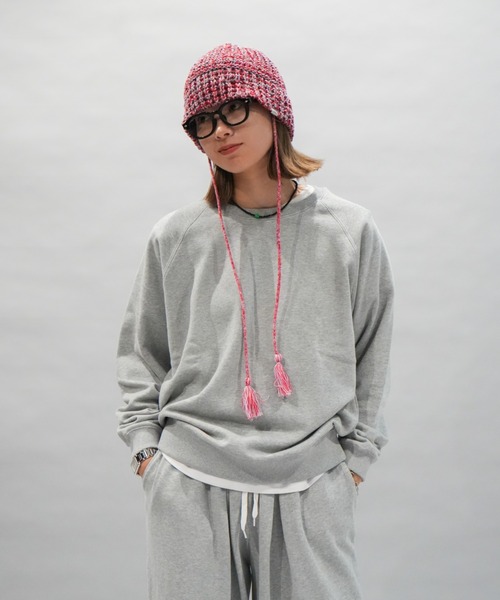 【美品】セットインスウェット セール】ニシルル - raglan sweatshirt/ラグラン スウェット