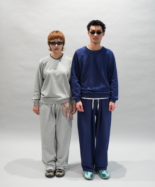 セール】ニシルル - raglan sweatshirt/ラグラン スウェット