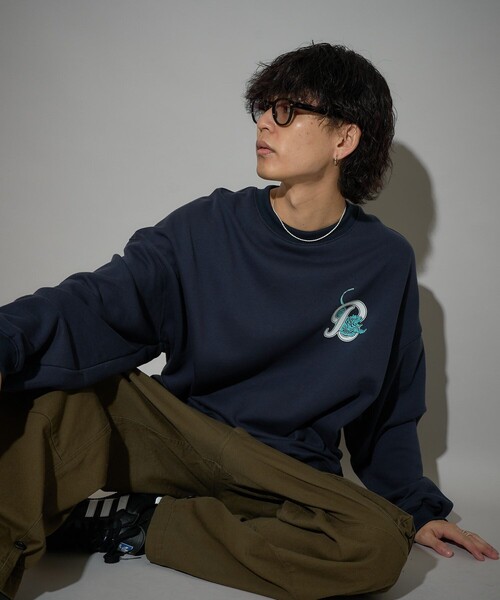 PUBLUX（パブリュクス）の「Bohemian Chop/ボヘミアンチョップ バックプリント 虎 スウェット　限定展開（スウェット・レディース・ネイビー/アッシュグレー/チャコールグレー・L/M/S）」の8枚目の写真