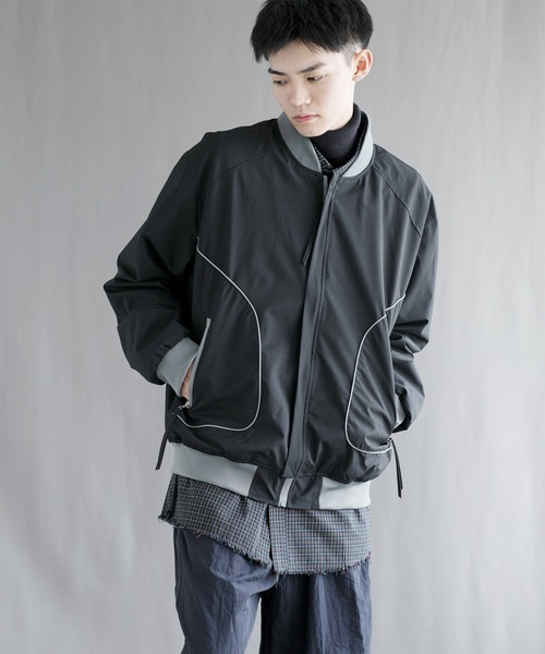 aimoha（アイモハ）の「【aimoha neo】Urban Explorer Bomber Jacket（ミリタリージャケット・メンズ・ベージュ/ブラック/グレー・MEDIUM/LARGE/X-LARGE/XX-LARGE/XXX-LARGE）」の7枚目の写真